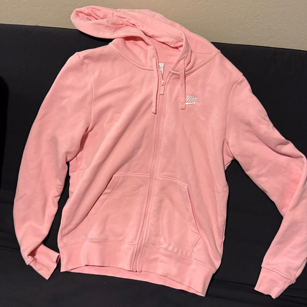 Nike Soft Pink Full-Zip Hoodie